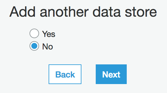 Crawler Add Another Datasource