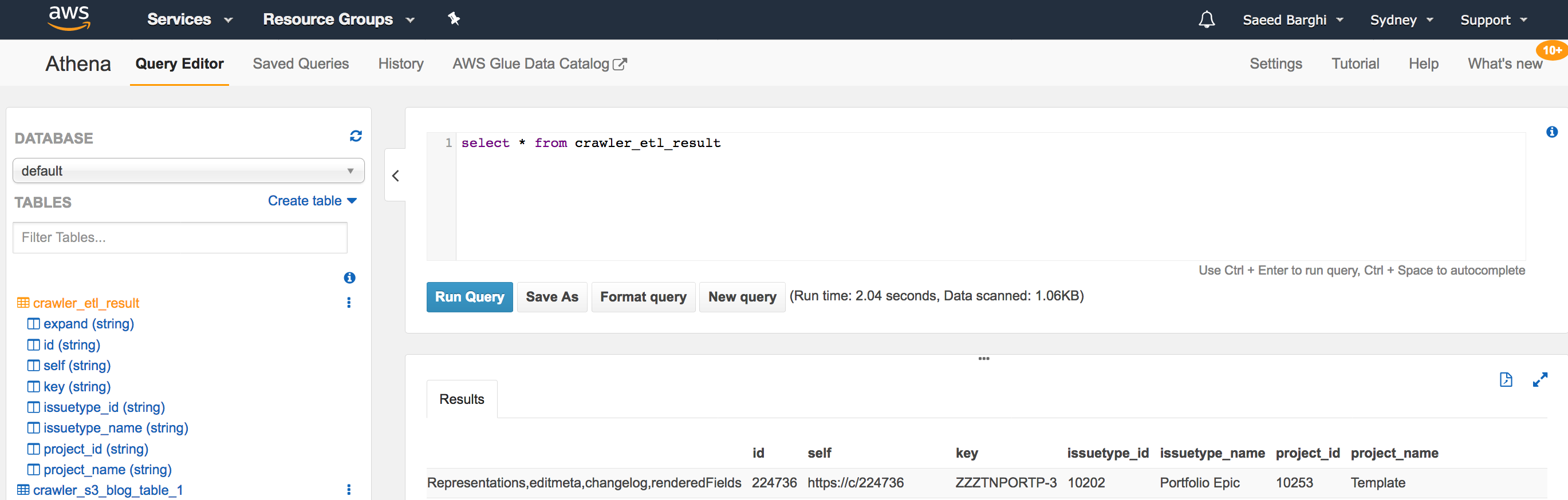 AWS Glue Part 2: ETL your data and query the result in Athena – In Data ...